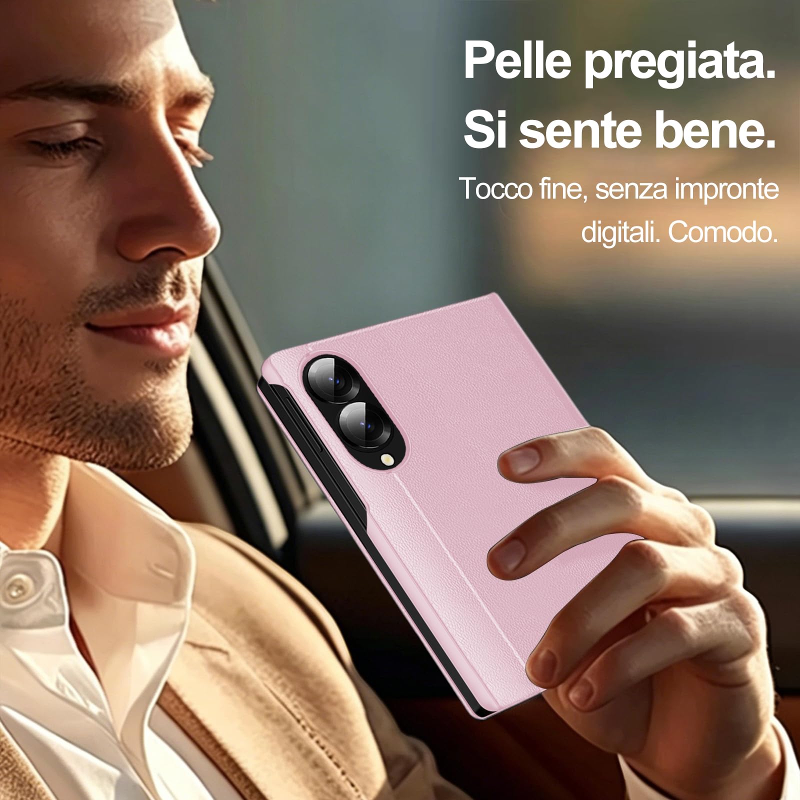 Funda para Samsung Galaxy Z Fold 8 a Libro Smart View Ventana Funda