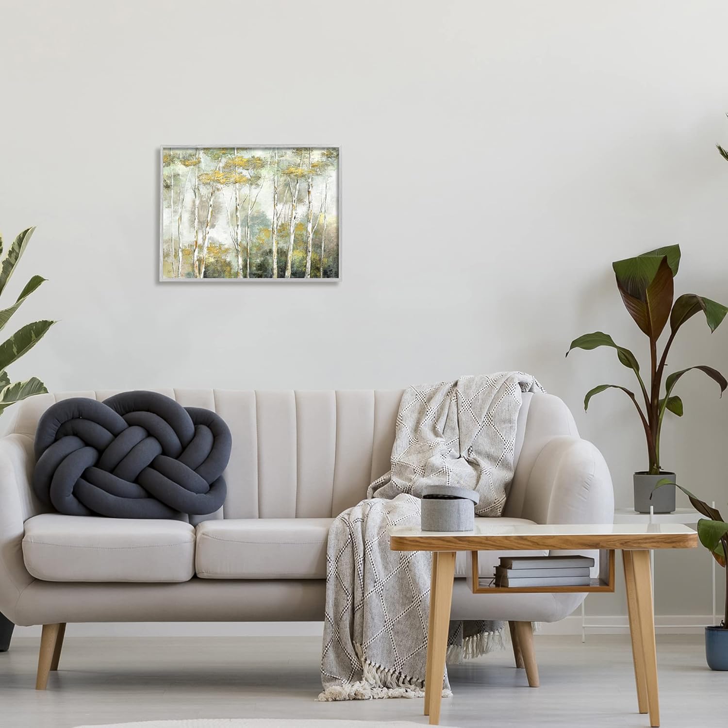 Stupell Industries Summer Forest Birch Trees Impressionist Nature Painting, Design by Nan