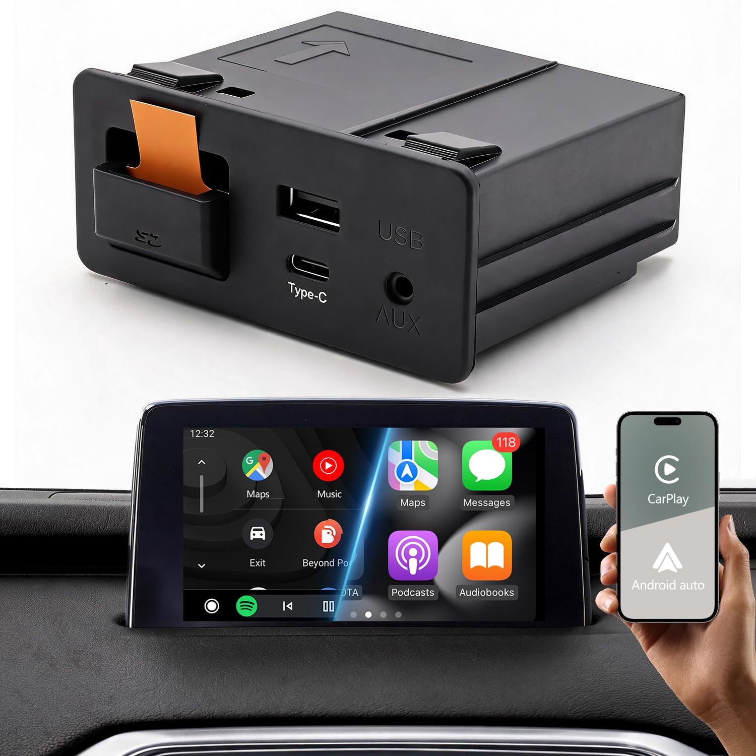 スマートコネクト2 Apple CarPlay & Android auto 71jK4aOnh4L.jpg