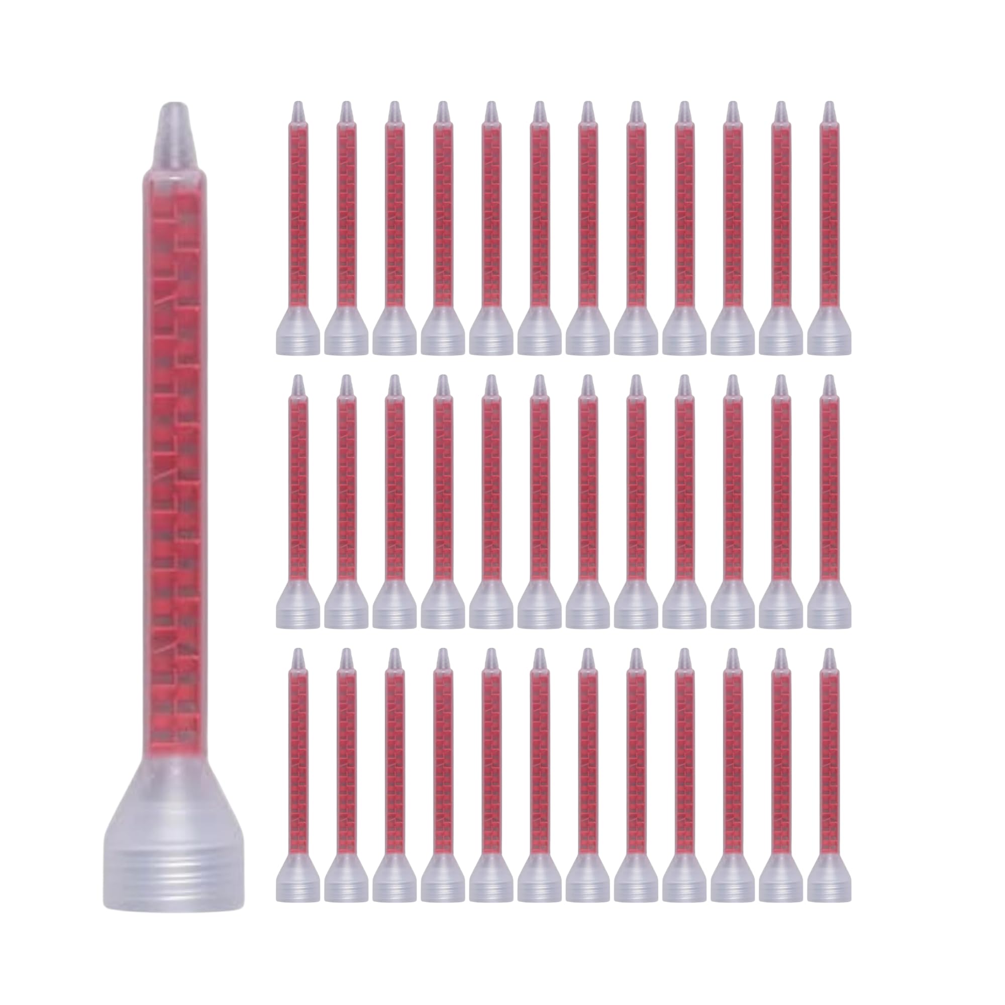 XYZ Fasteners Mixing Nozzles for Adhesive Dispenser, Plastic Static Mixers for 7oz and 10oz Cartridges, 5.5 Inch, Compatible with SEM 70012 and SEM