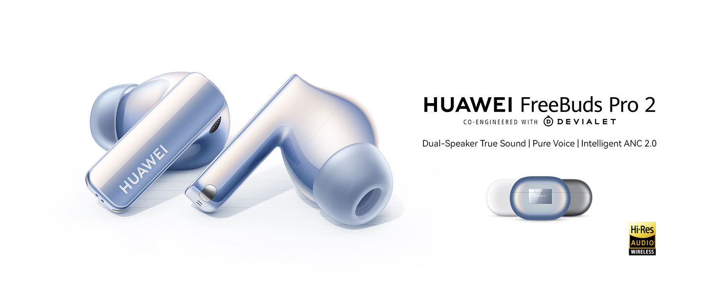 HUAWEI FreeBuds Pro 2 Wireless Earbuds - In-Ears Headphones with