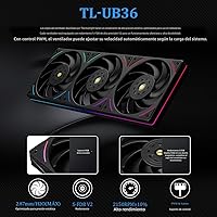 Vista 5 de Thermalright Wonder Vision 360 UB ARGB Enfriador de CPU AIO Negro, Radiador de 360mm, Pantalla Curva de 2K 60HZ con Resolución de 2400x1080