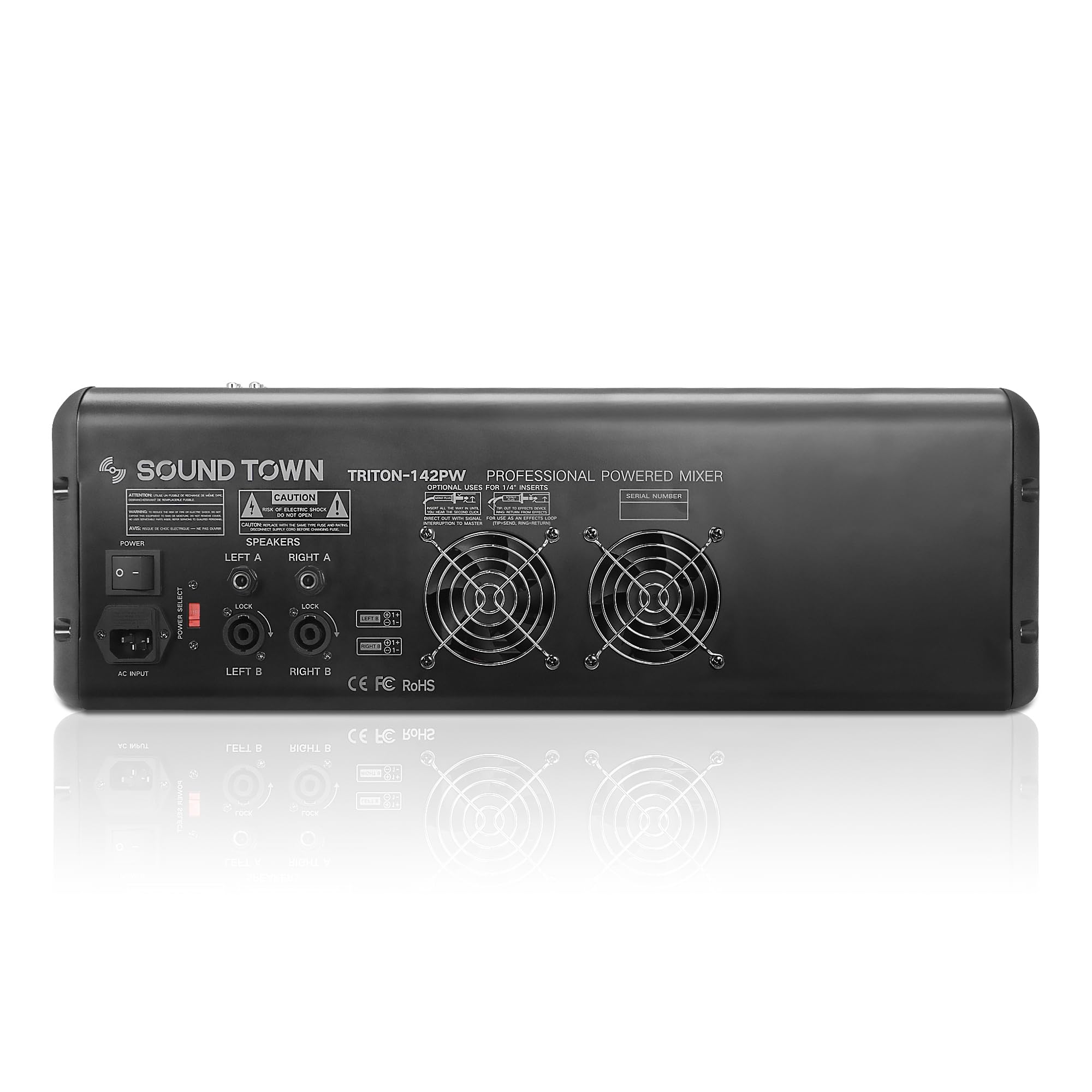 Amazon.com: Sound Town 14-Channel 2x800W Powered Mixer w/ 2 Bus