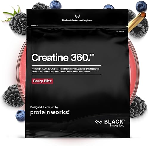 Protein Works | Creatine 360 – BLACK Innovation, Kreatin-Monohydrat, mikronisier