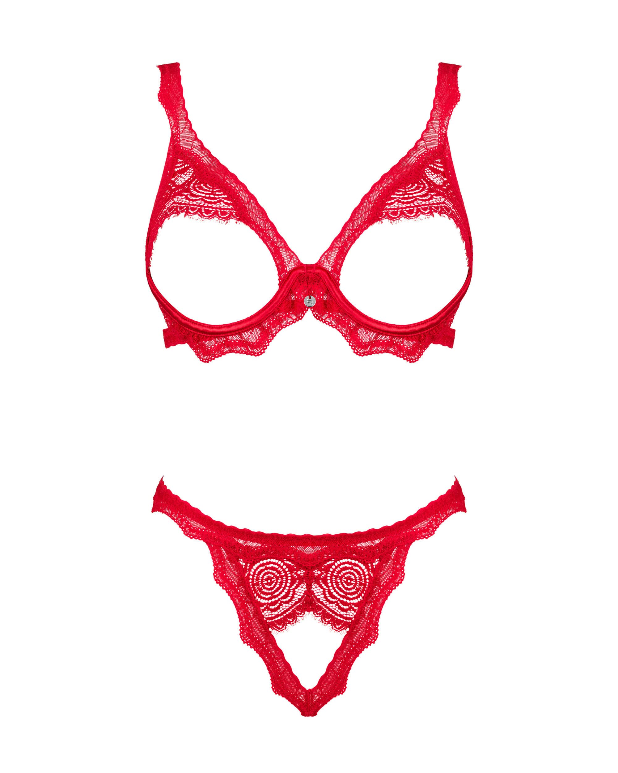Ensemble soutien-gorge + string Bergamore lingerie extensible sans irritation