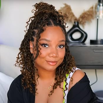 Amazon.com : Liyate 12 Inch Goddess Locs Crochet Hair for Black