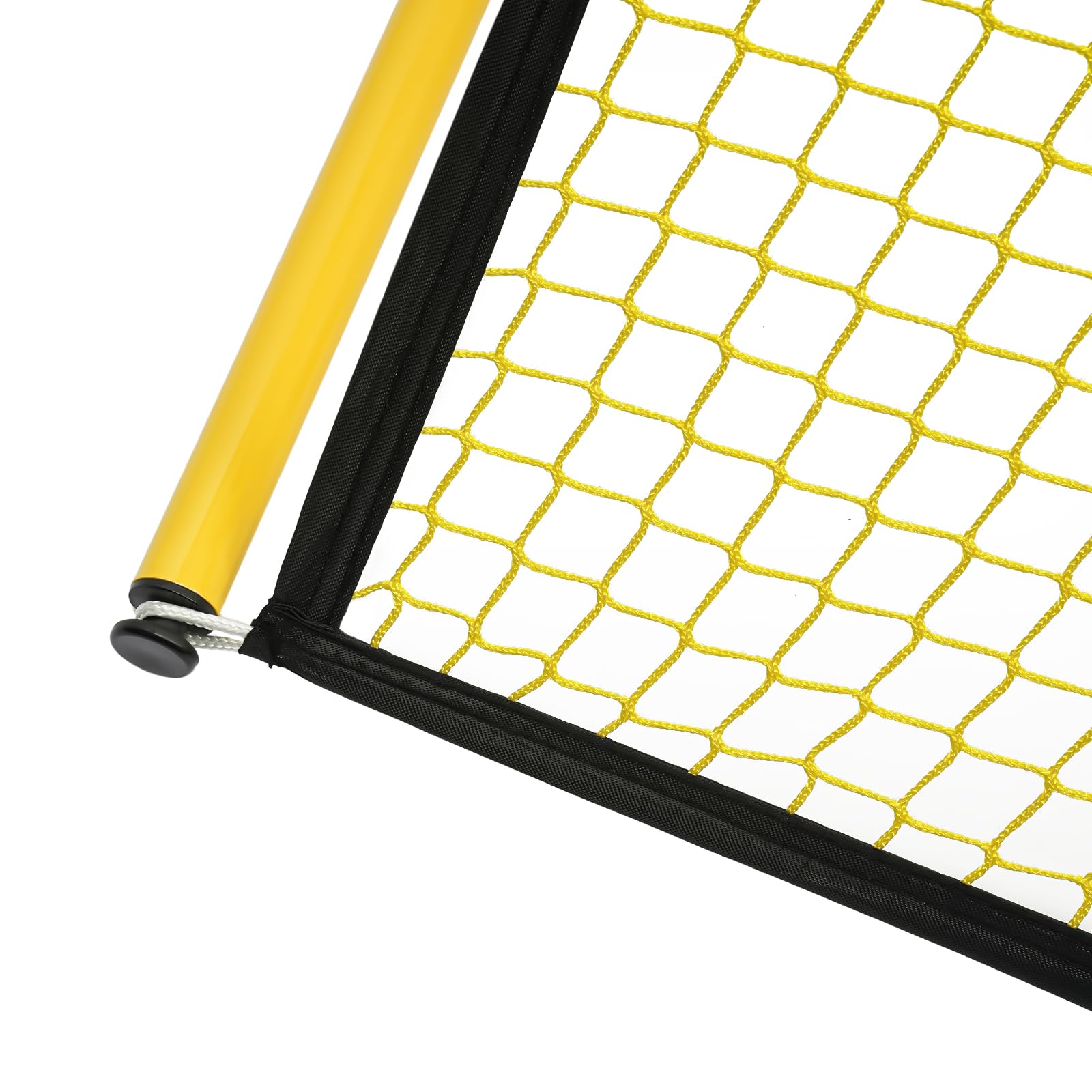 ÜBungen Ballsportart Faltbar FußBall Rebounder ZielschießEn Trainingsnetz Verbessertes Tragbares FußBalltrainer Netz Rebound Doppelte Netze Prellwand Eisenrohr Jugendliche Verstellbar FußBalltor 2In1