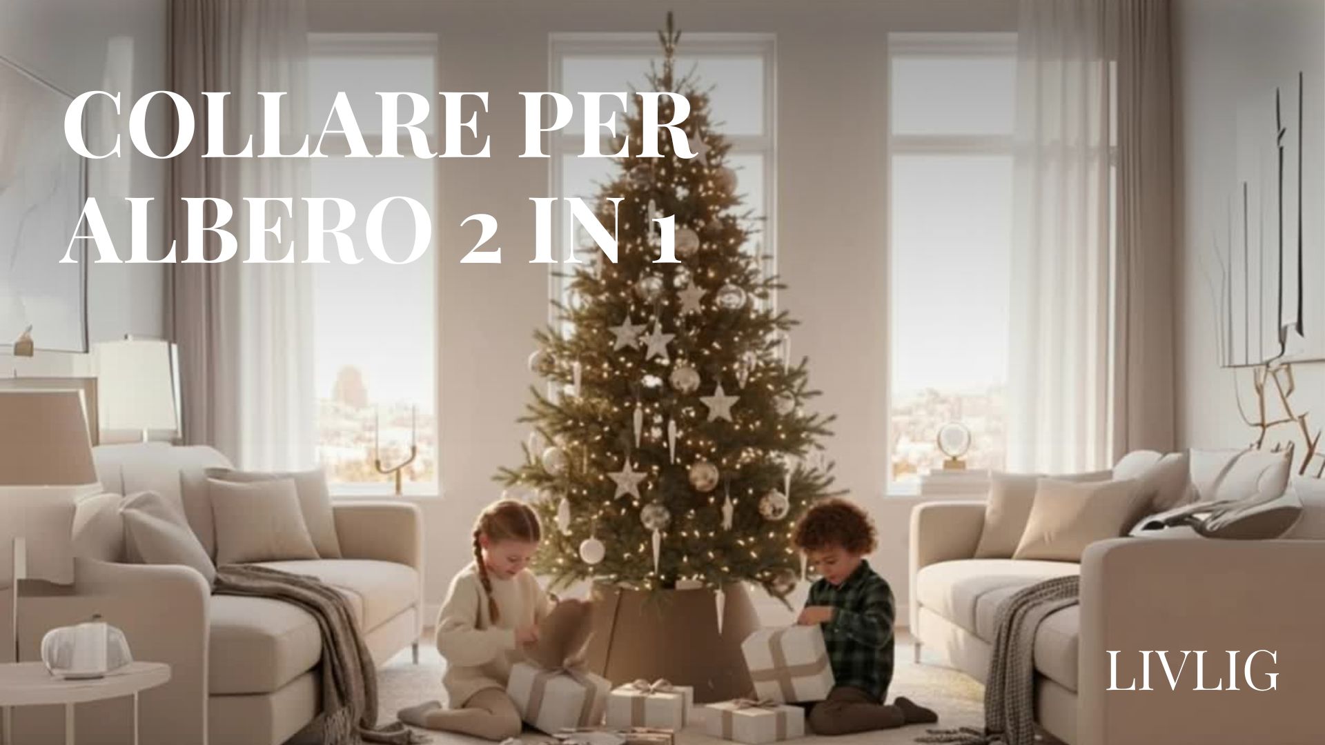 KOTARBAU® Copertura per Albero di Natale 45 cm Naturale Supporto in