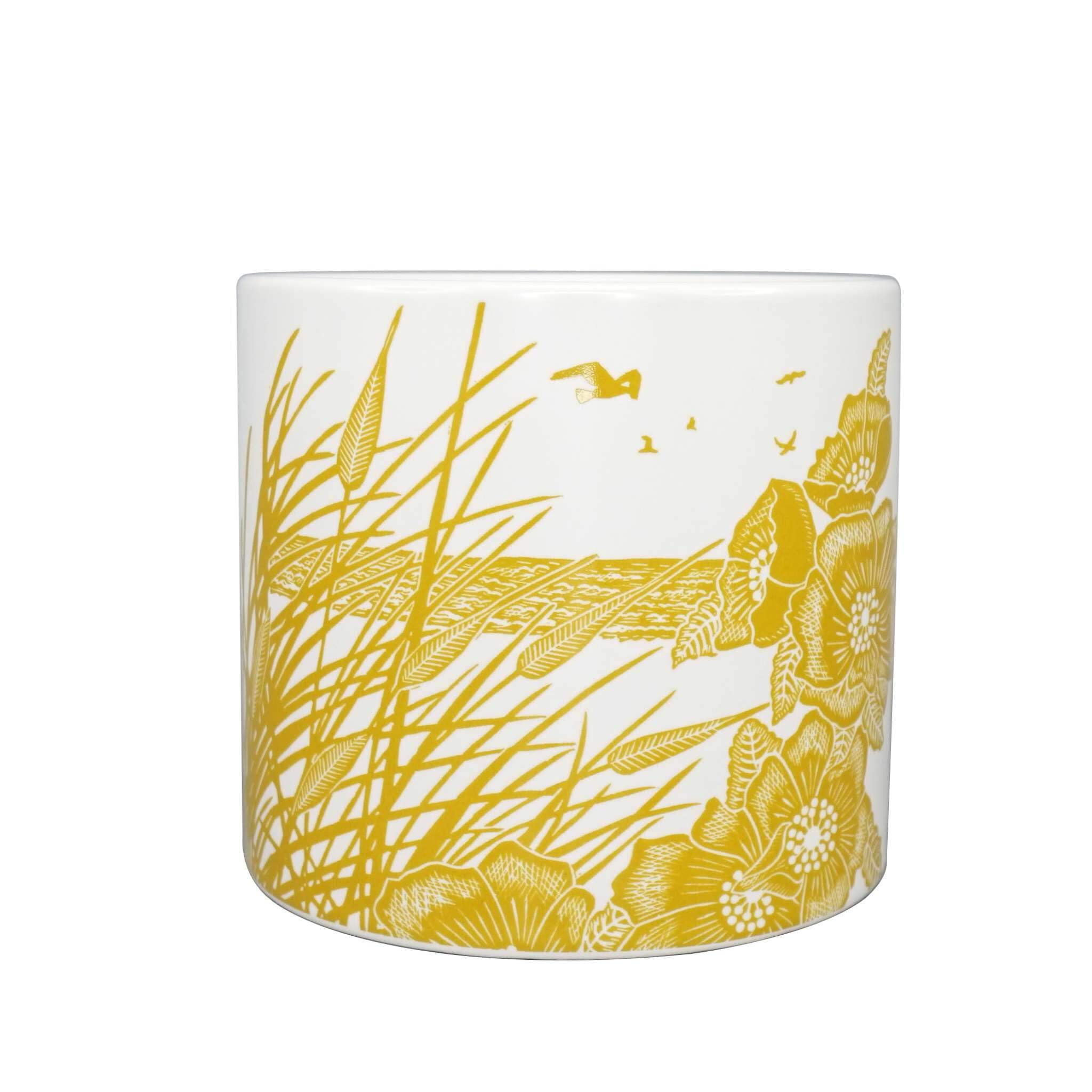 Half Moon Bay Ltd Kate Heiss Mustard Ceramic Pot