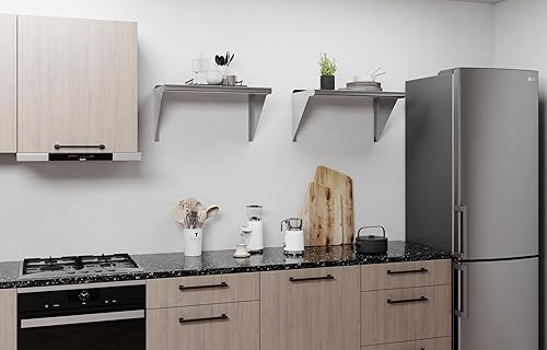 Miniatura 6 de AmGood Estantería de pared de acero inoxidable  Certificado NSF  Estantería metálica para electrodomésticos y equipos  Cocina, Restaurante, Garaje,