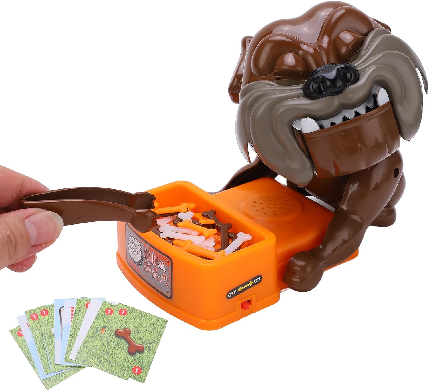 Dog Bite Finger Toy Dogs Tricky Toy Bone Stealing Tabletop Game Parent Child Interaction Age 5+