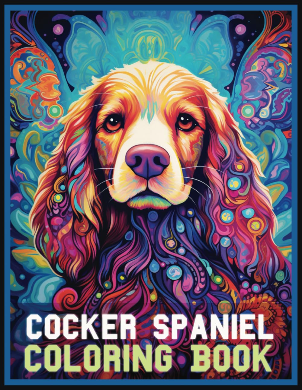 Cocker Spaniel Coloring Book: Stress Relieving Cocker Spaniel Coloring Book for Adults Relaxation, Cocker Spaniel mandala Gifts for Women and men (Dogs)