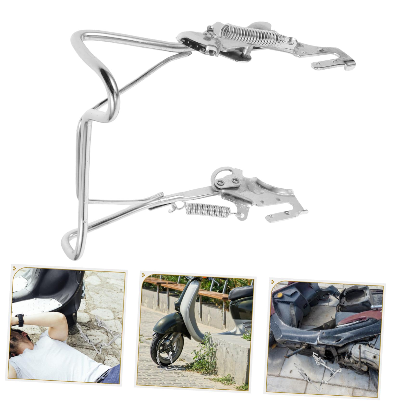 Béquille Double pour Support De Stationnement pour Scooter Électrique Robuste Et Solide