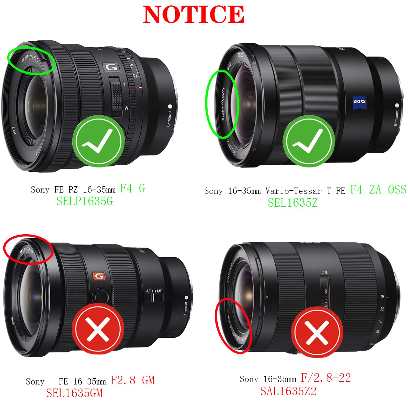 ソニーSONY FE16-35mm F4+レンズプロテクター付き sony-16-35mm-f4-fe-za-oss-