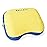 Ballast Beach Pillow - Comfy, Durable & Compact, Stays Put on Windy Beaches with Patented Sand Pouch, Inflatable Pillow for Beaches, Pools, Camping, Festivals and Travel (Sunshine Yellow)