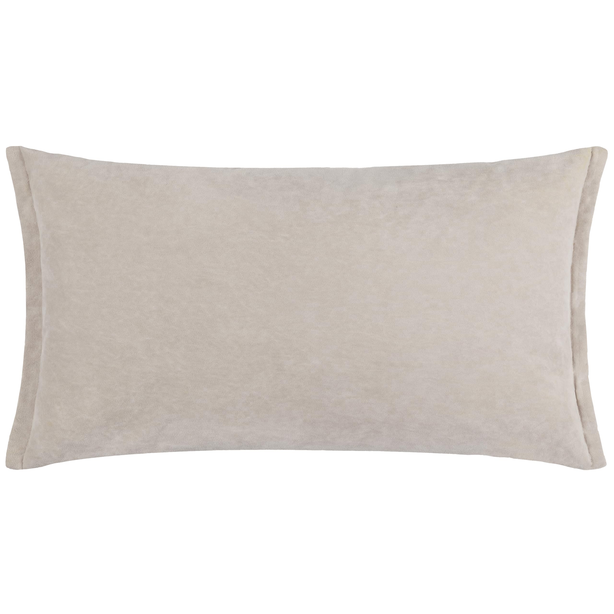 Yard Merton Velvet Polyester Filled Cushion - Doe - 30x50cm