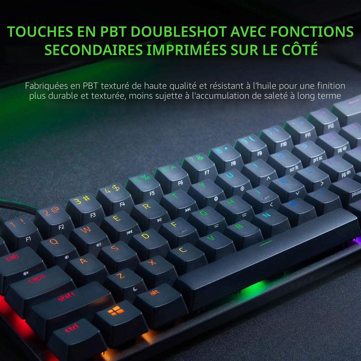 Razer Huntsman Mini Clicky Optical Switch Purple, W128260844 (Switch Purple)