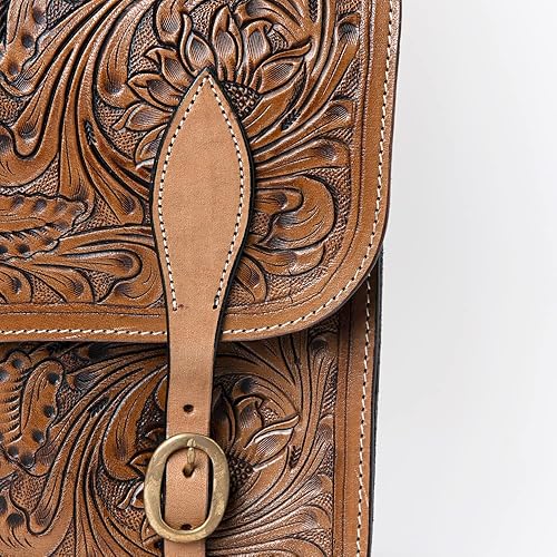 Vista 40 de HILASON Western Horse - Bolsa de sillín de cuero resistente y tradicional Bolsa de sillín Bolsa de sillín de caballo Bolsa de sillín
