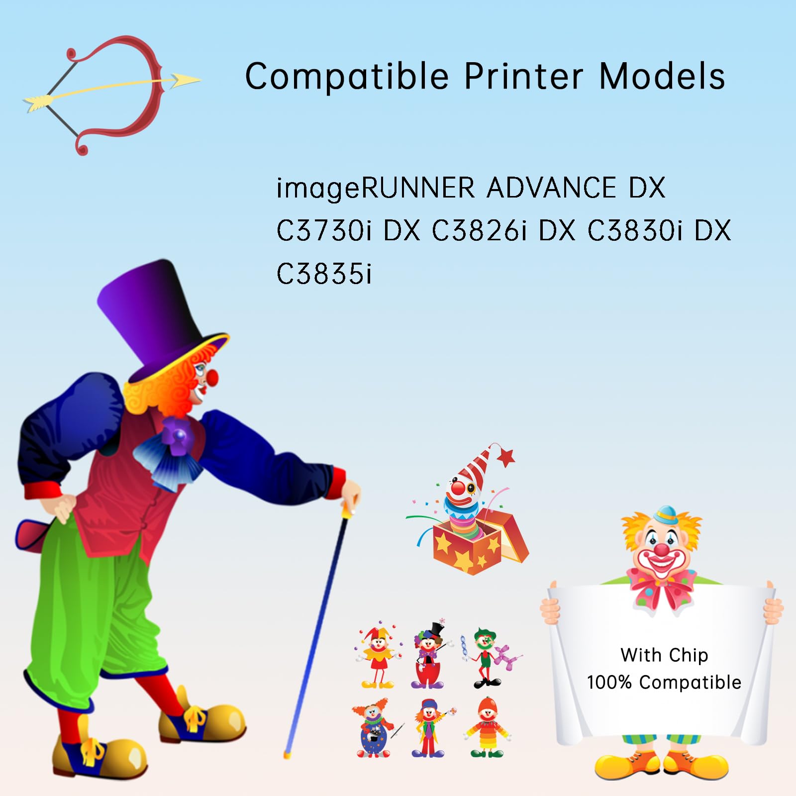 GPR-53 Developer Unit Compatible with Canon imageRUNNER Advance DX C3730i DX C3826i DX C3830i DX C3835i Printers, Enhanced Durability, Ideal for High-Volume Printing (1 Pack Magenta)