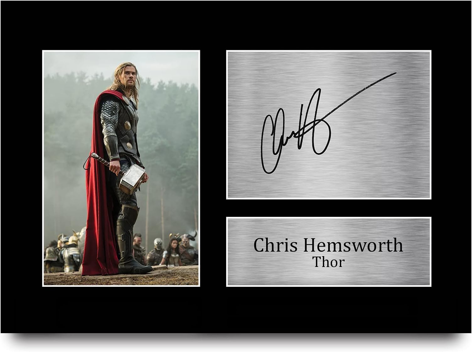 HWC Trading Chris Hemsworth Signed A4 Printed Autograph Thor The Avengers Print Photo Picture Display