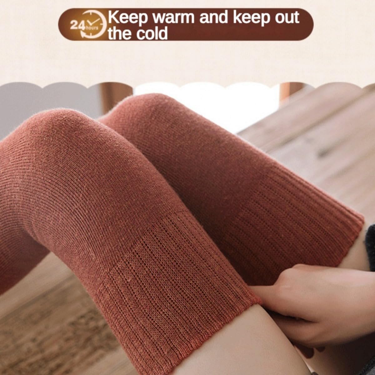 5 Pairs Womens Over The Knee High Socks Thigh High Stockings for Hiking Skiing Winter Gifts 4-9.5