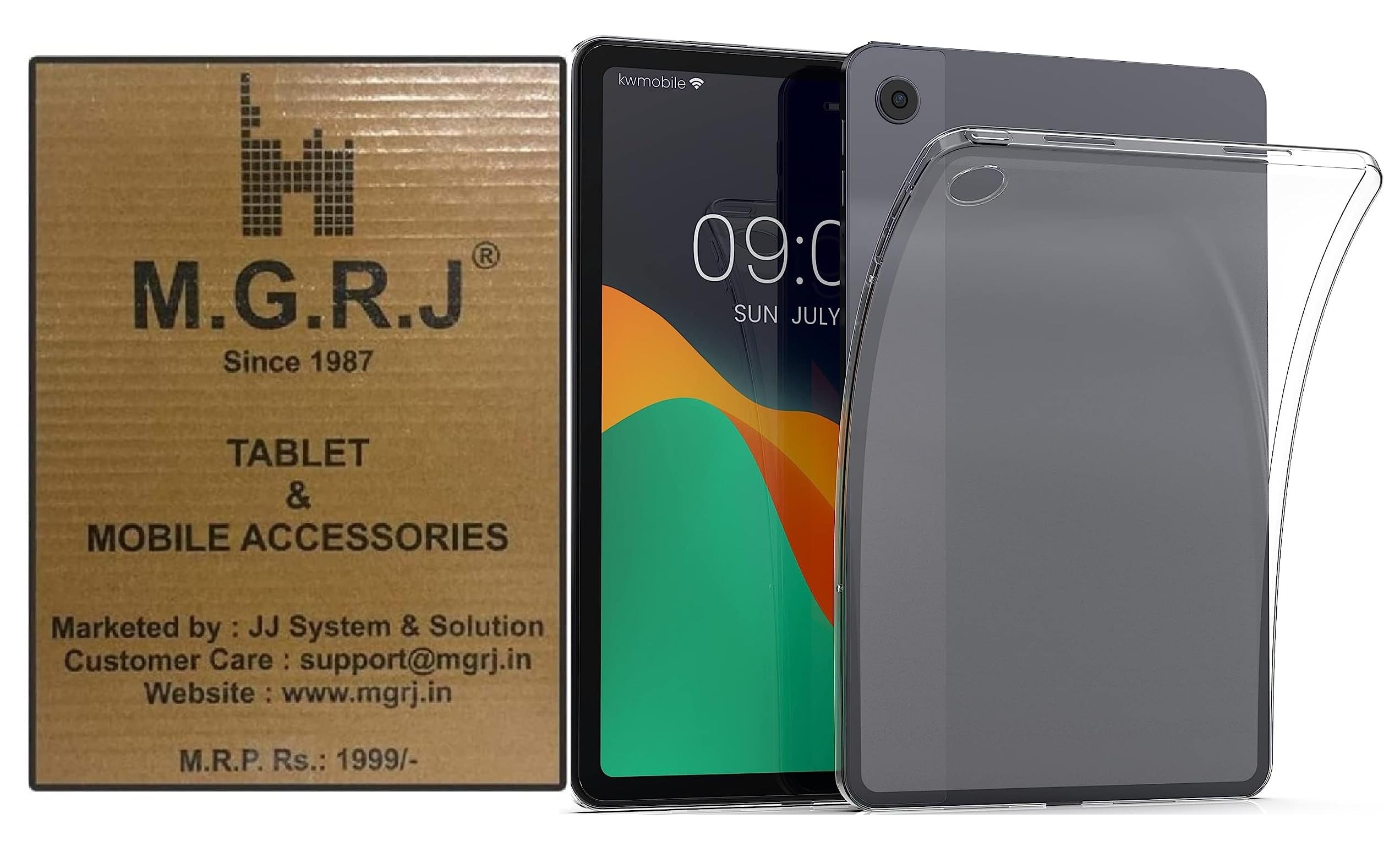 M.G.R.J® Soft TPU Transparent Back Case Cover for Oppo Pad Air