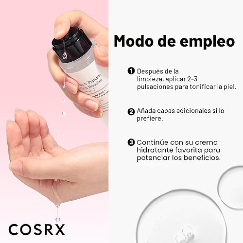Miniatura 9 de COSRX Suero de tóner de colágeno con péptidos de cobre, niacinamida y ácido hialurónico, estimulante de la renovación de la piel, esencia facial
