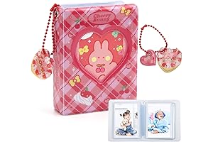 3-Inch Heart Cherry K-Pop Photocard Album