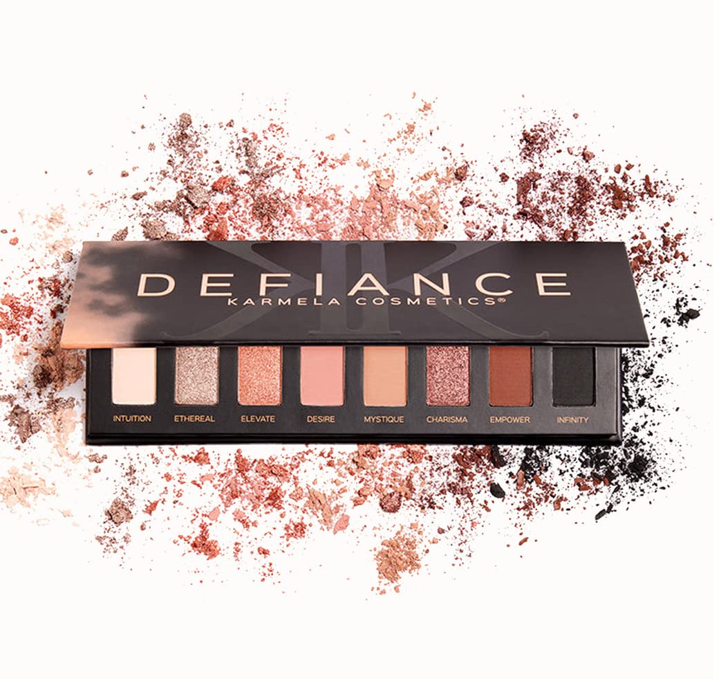 Karmela Cosmetics Defiance Eyeshadow Palette Natural Eye