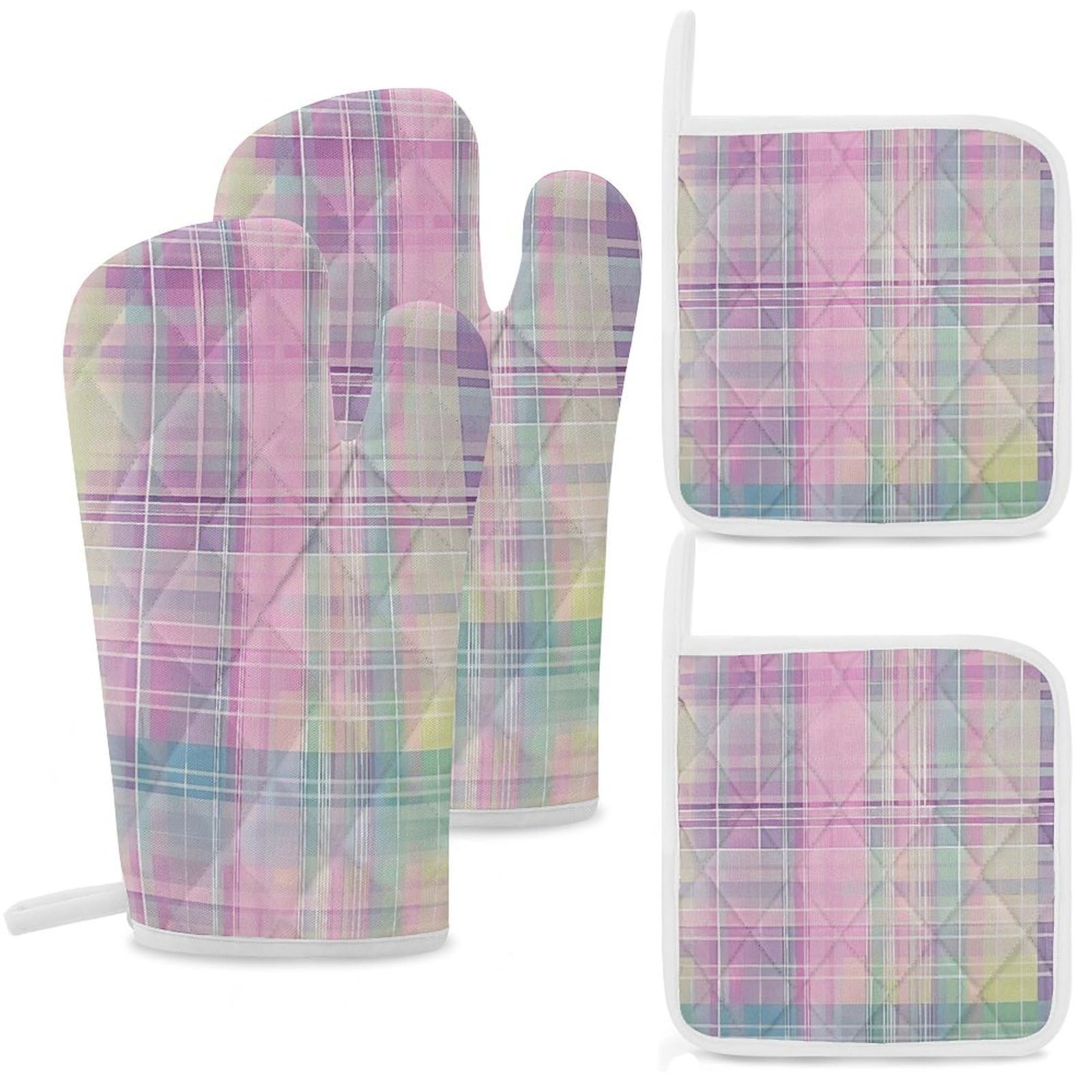 Gants de cuisine résistants à la chaleur et maniques antidérapantes pour manipuler les plats chauds