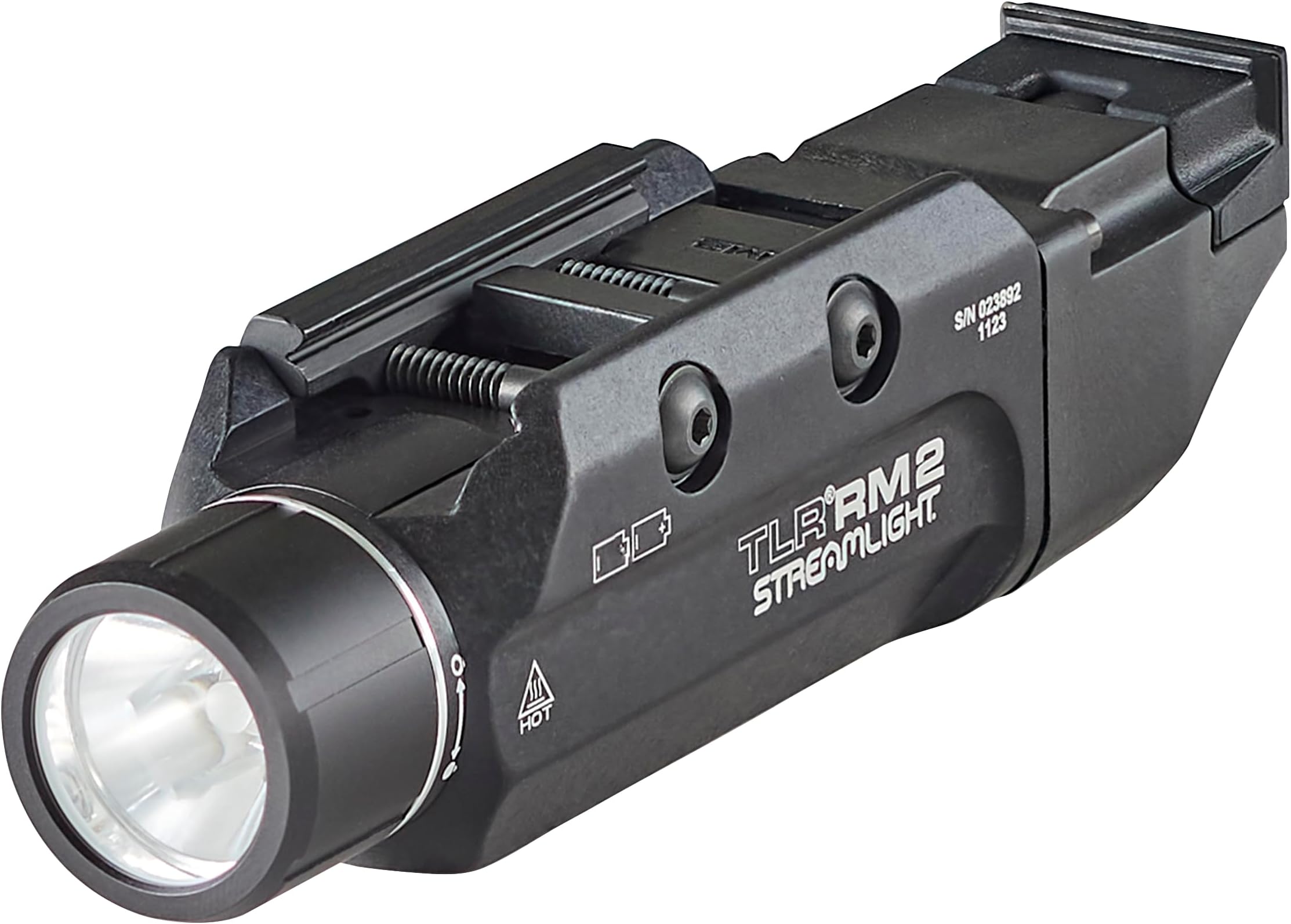 Streamlight 69450 TLR RM 2 Compact, Portable Rail-Mounted LED Tactical Lighting System with Tail Loc, Remote Switch, and 2 Lithium Batteries, Black
