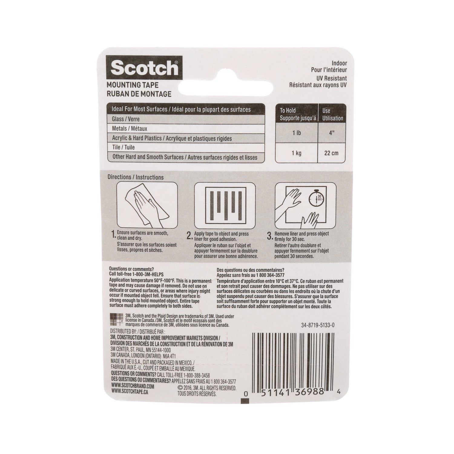 Scotch-Mount 3M 410 H 410DC Masking-Tape