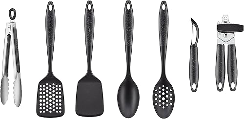 Cuisinart CTG-00-7OTS Juego de herramientas y artilugios Oceanware, 7 piezas, color negro