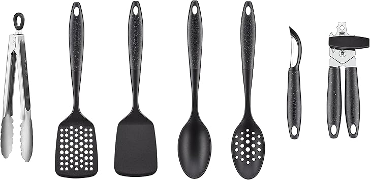 Cuisinart CTG-00-7OTS 7Pc Oceanware Tool and Gadget Set,Black