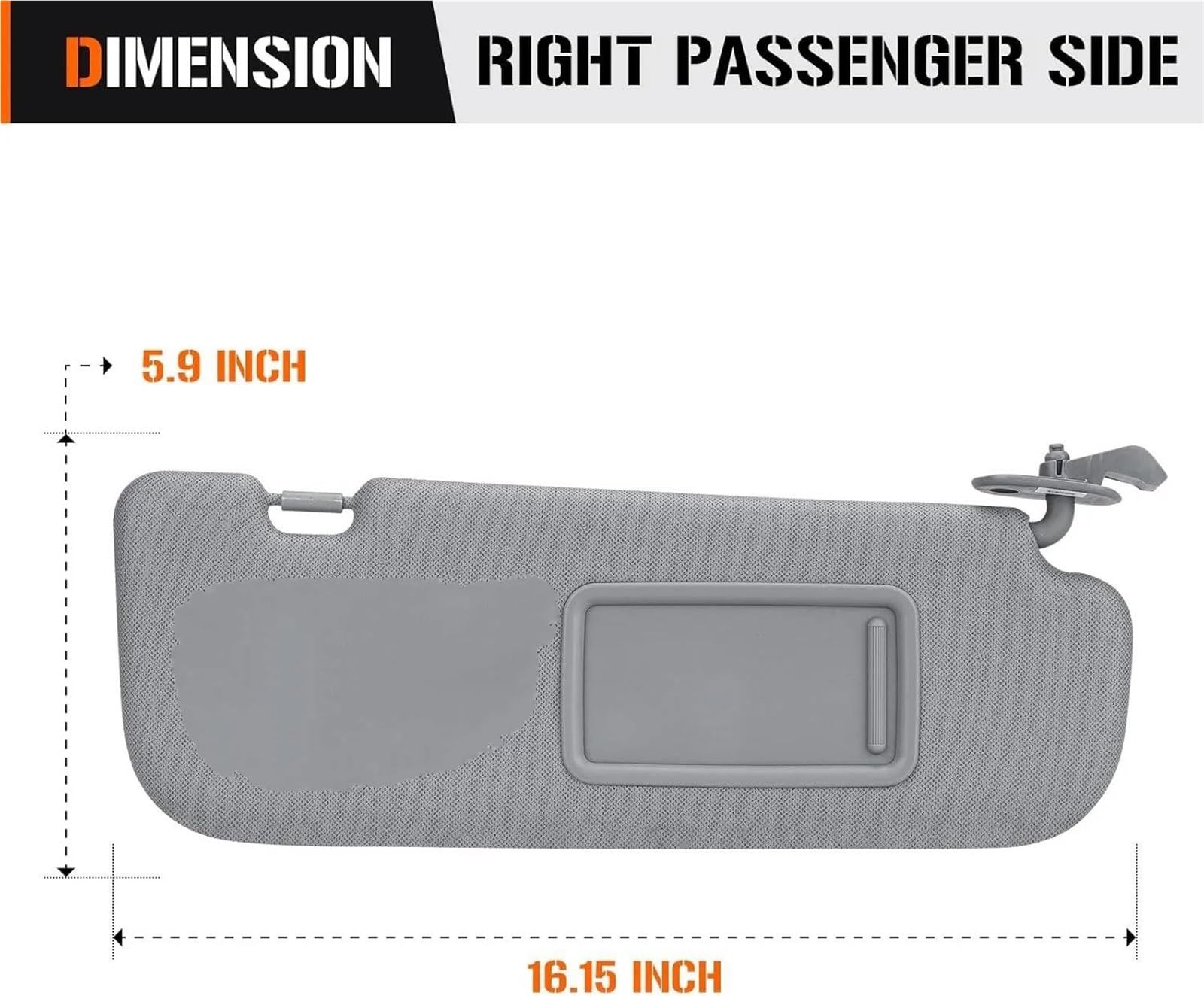 para Hyundai para Elantra 2011 2012 2013 2014 2015 Parasol Coche Tablero Interior Parte Lateral Conductor Pasajero(Beige 1 Pair)