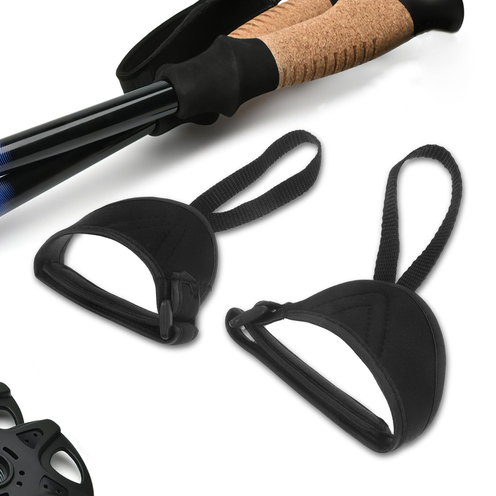 Cinturino Da Polso Regolabile Per Bastoncini Da Sci E Trekking Fascia Di Fissaggio Resistente in Poliestere Supporto Antiscivolo Per Sport Outdoor 1 Paio