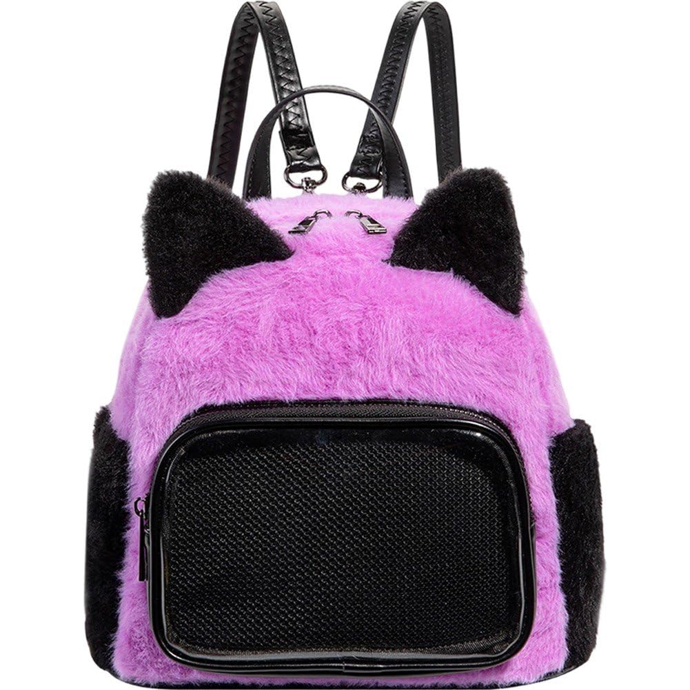 Sac à dos Ita en peluche Sanfly avec pochette transparente pour badges