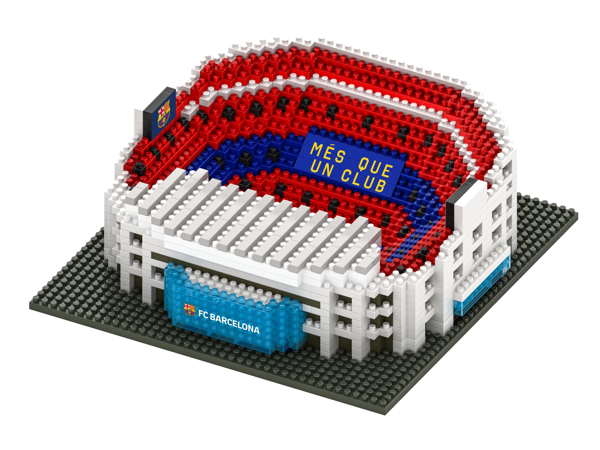 FOCO Licence officielle du FC Barcelone Jouet BRXLZ de construction de football du stade Camp NOU Mini