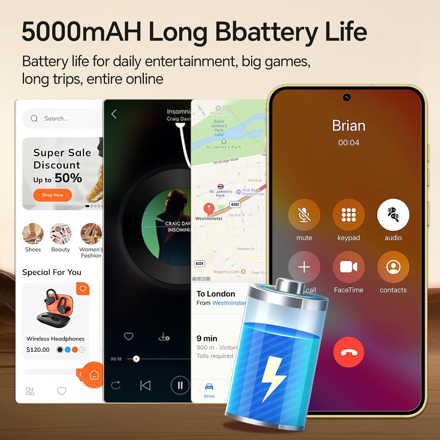 D24 ultar Unlocked Phones,5G Android 14 Smartphones,12GB+512GB Unlocked Android Phones, Snapdragon888, 5000mAh, 48+108MP Camera, 6.8“ HD Screen, Dual SIM+Memory Expansion,Purple