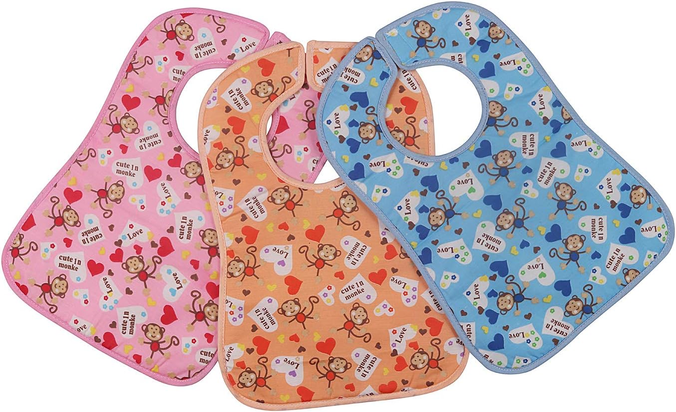 Baby Bundle New Born Premium Super Soft Daily use, Multicolour,one Side Plastic (Pack of 3)