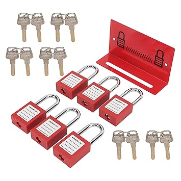 KTM Healthcare Safety Padlock, Alloy Steel Lockout Tagout Locks for Industrial