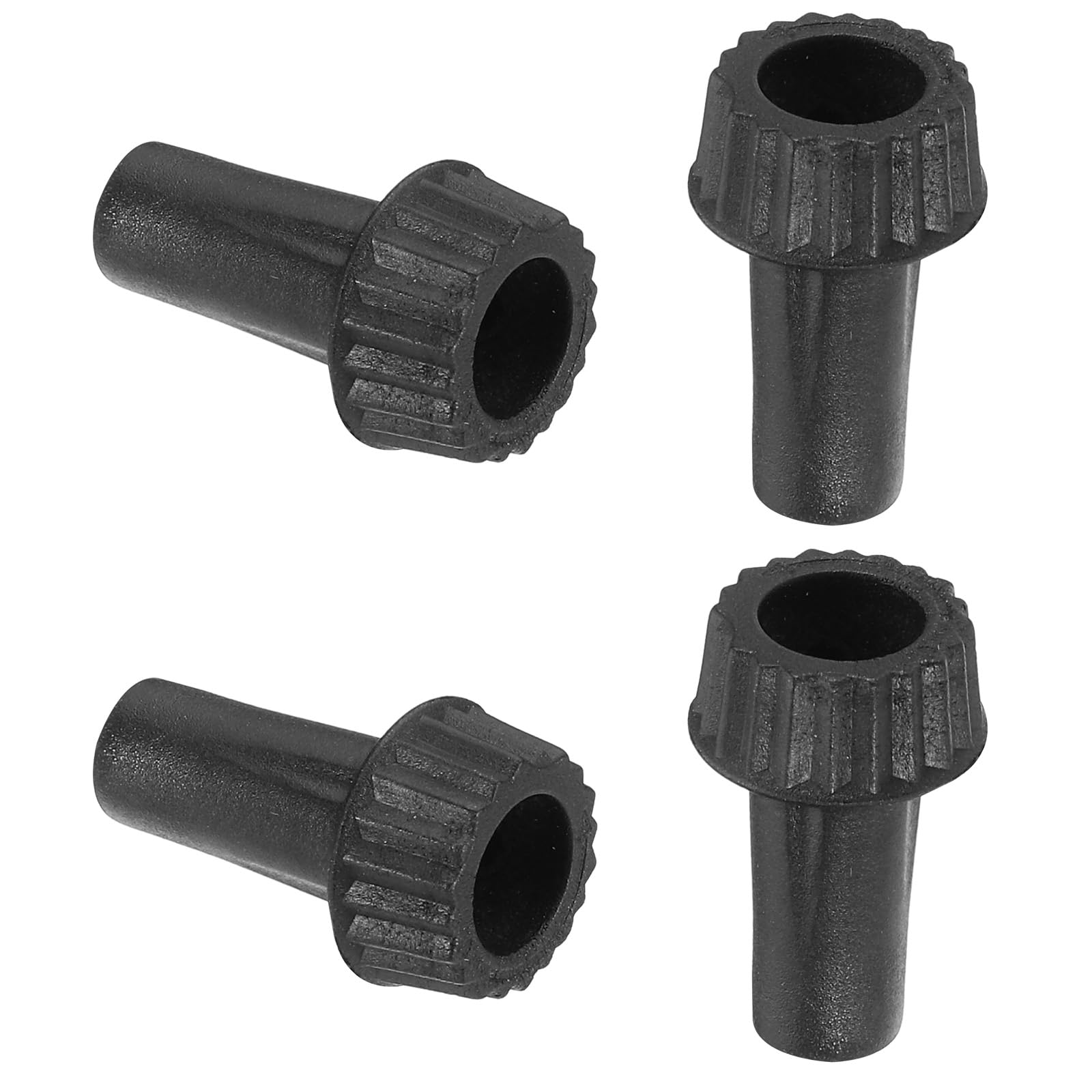 PATIKIL 2.5cm Lamp Switch Knob Replacement, 4 Pcs Plastic On/Off Light Lamp Standard Size Replacement Black