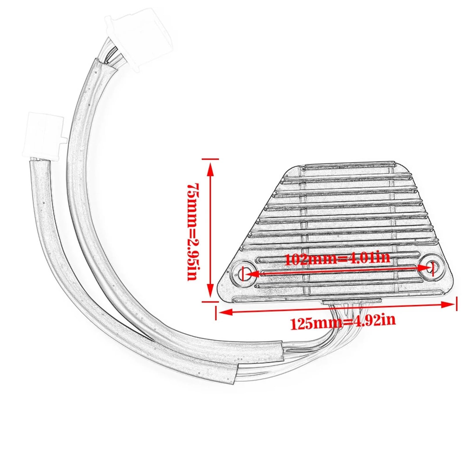 Prostownik Regulatora Napięcia Do Honda VT500C VT500F VT700 VT 500C