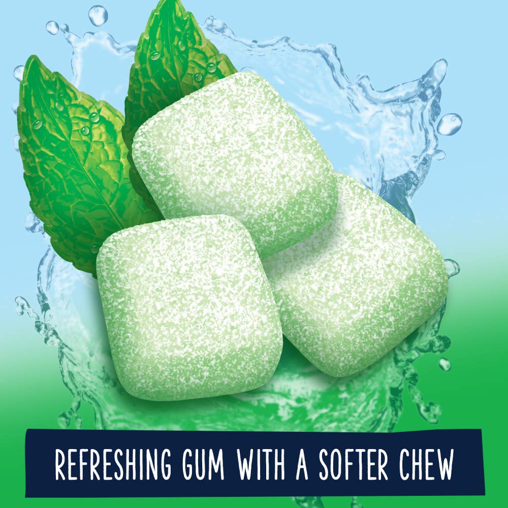 EXTRA Refreshers Spearmint Chewing Gum, 40 Pieces (Pack of 6)
