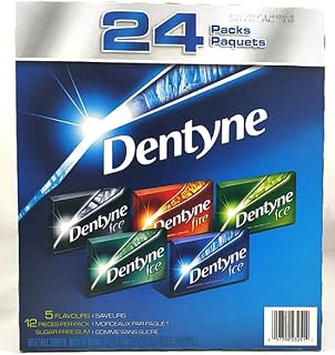 Dentyne Gum, 5 Flavours (Pack of 24)