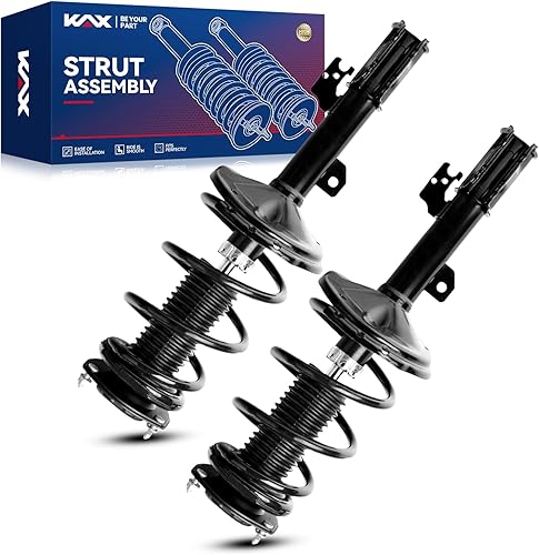 Vista 44 de KAX Puntales delanteros rápidos para 4Runner 2003-2023, Tacoma 2005-2015, FJ Cruiser 2007-2014 Conjunto completo de puntales con resorte helicoidal