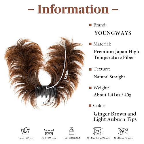 Miniatura 2 de Pieza de cabello con moño desordenado con peine lateral para mujeres, clip en moño de cabello para mujeres, cabello natural corto y liso, estilos