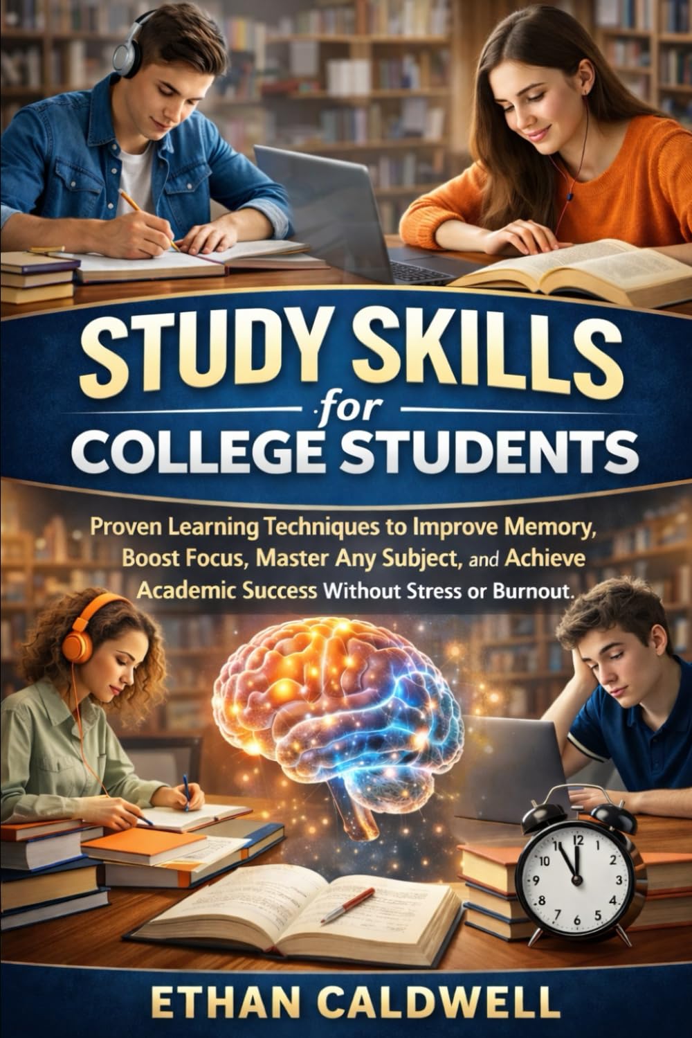 Study Skills for College Students: Proven Learning Techniques to Improve Memory, Boost Focus, Master Any Subject, and Achieve Academic Success Without Stress or Burnout