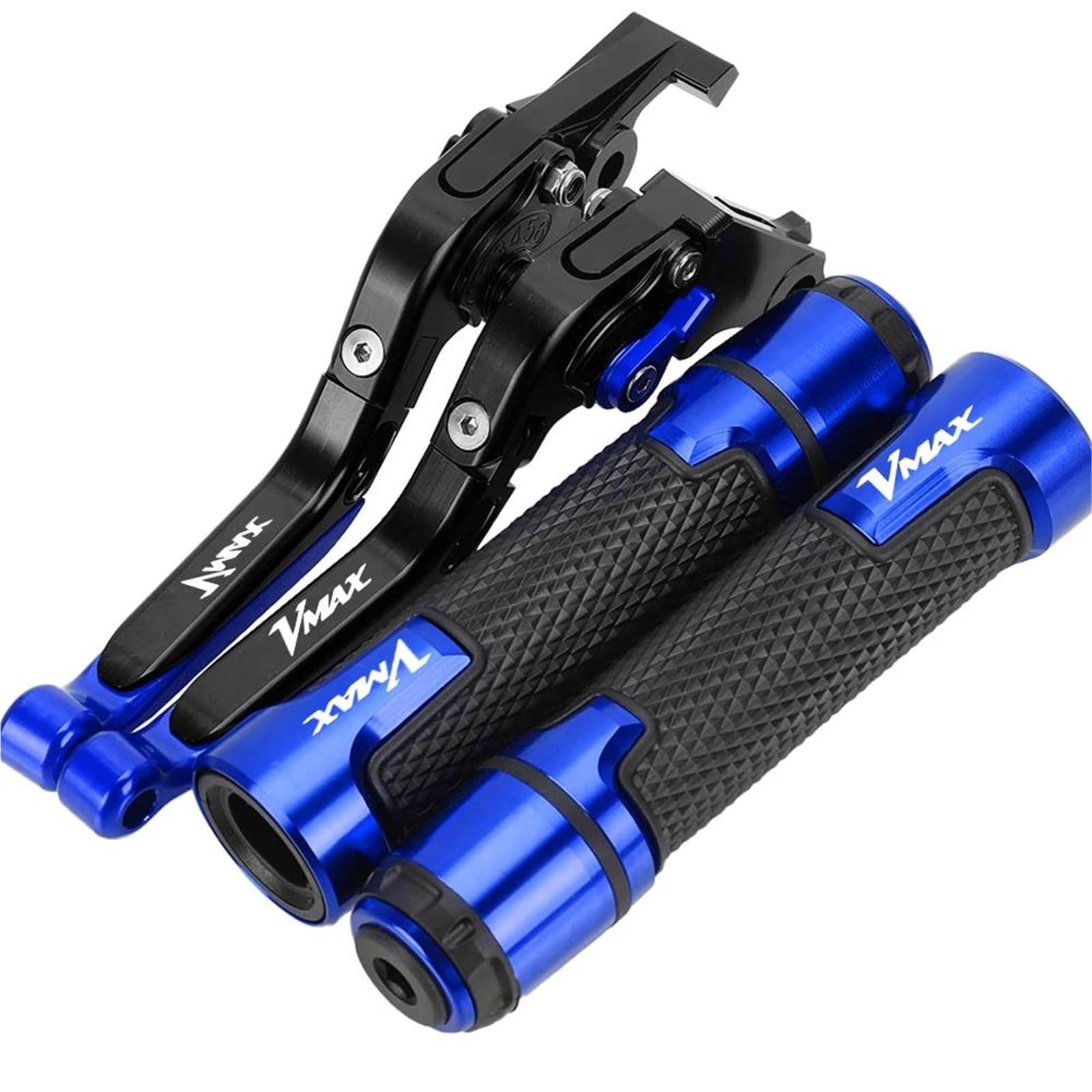 Bylkfc Color 1 Brake Clutch Lever Motorcycle Brake Clutch Lever Handlebar Grips For Vmax1700 V-Max1700 Vmax V-Max 1700 2009-2020 Handle Bar Extension Kit Motorbike Handlebar Levers Grips