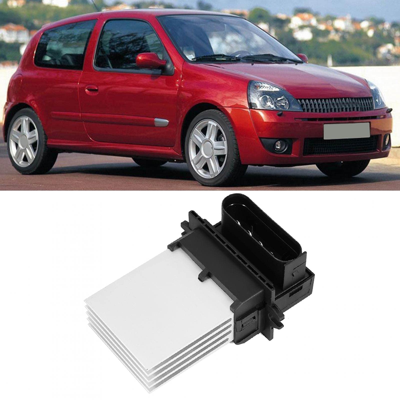 Resistenza Motore Ventilatore Auto 7701051272 – Ricambio Per Renault Clio II (1998-2013) E Thalia (2000-2008) Con Climatizzatore